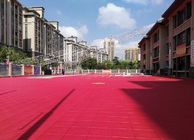 Porcellana Campo da pallacanestro all&#039;aperto del polipropilene che pavimenta staccabile ammortizzatore società